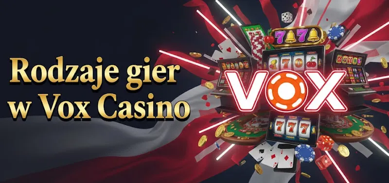 Rodzaje gier dostępnych w Vox casino